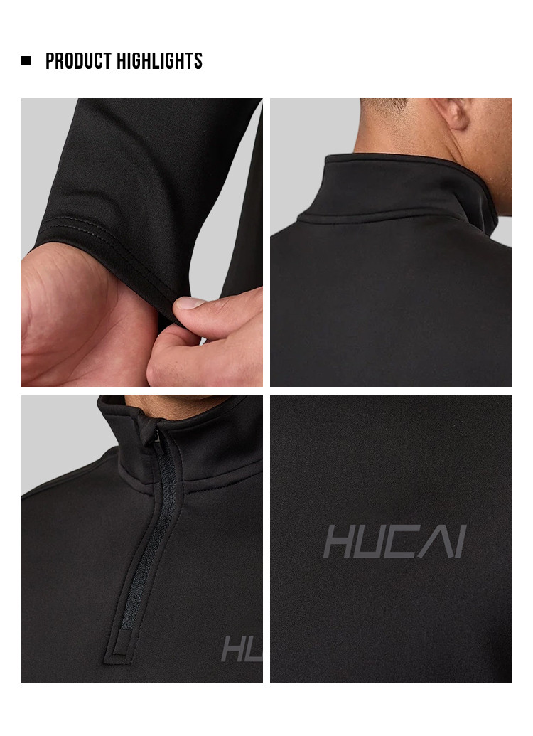 men's performance quarter zip top
