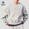 Custom Men's Relaxed Crew Neck Sweatshirt with Chest Seam for Activewear Brands