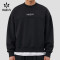 Custom Men's Relaxed Crew Neck Sweatshirt with Chest Seam for Activewear Brands