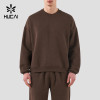 Custom Men's 400 GSM Heavyweight Boxy Crew Neck Sweatshirt for Activewear Brands