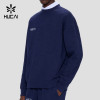 Custom Men's 320 GSM Organic Cotton Boxy Crew Neck Sweatshirt for Activewear Brands