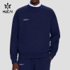 Custom Men's 320 GSM Organic Cotton Boxy Crew Neck Sweatshirt for Activewear Brands