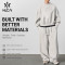 Custom Men's Relaxed Crew Neck Sweatshirt with Chest Seam for Activewear Brands