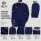 Custom Men's 320 GSM Organic Cotton Boxy Crew Neck Sweatshirt for Activewear Brands