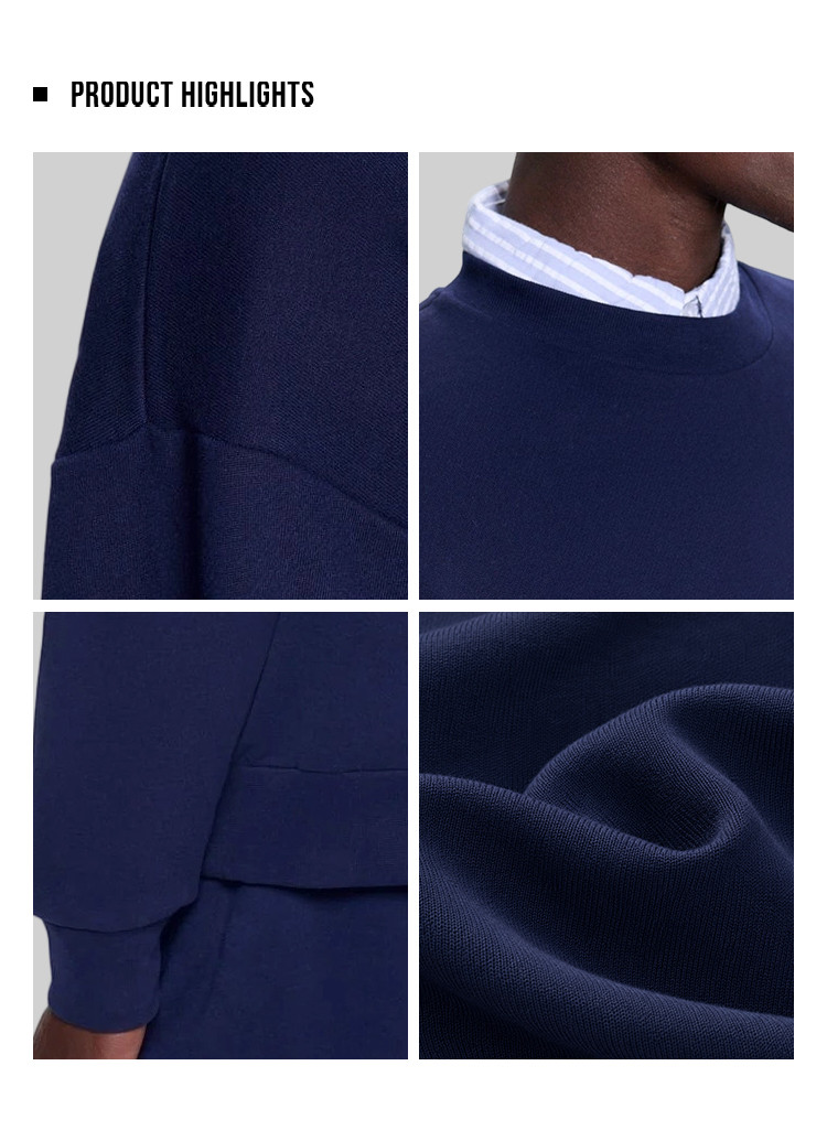 men's oversized crew neck sweatshirt