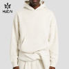Custom Men's Oversized Boxy Hoodie with Structured Hood for Activewear Brands