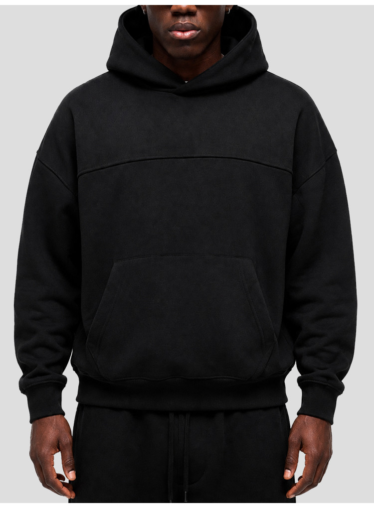 men's oversized boxy hoodie - detail view 3