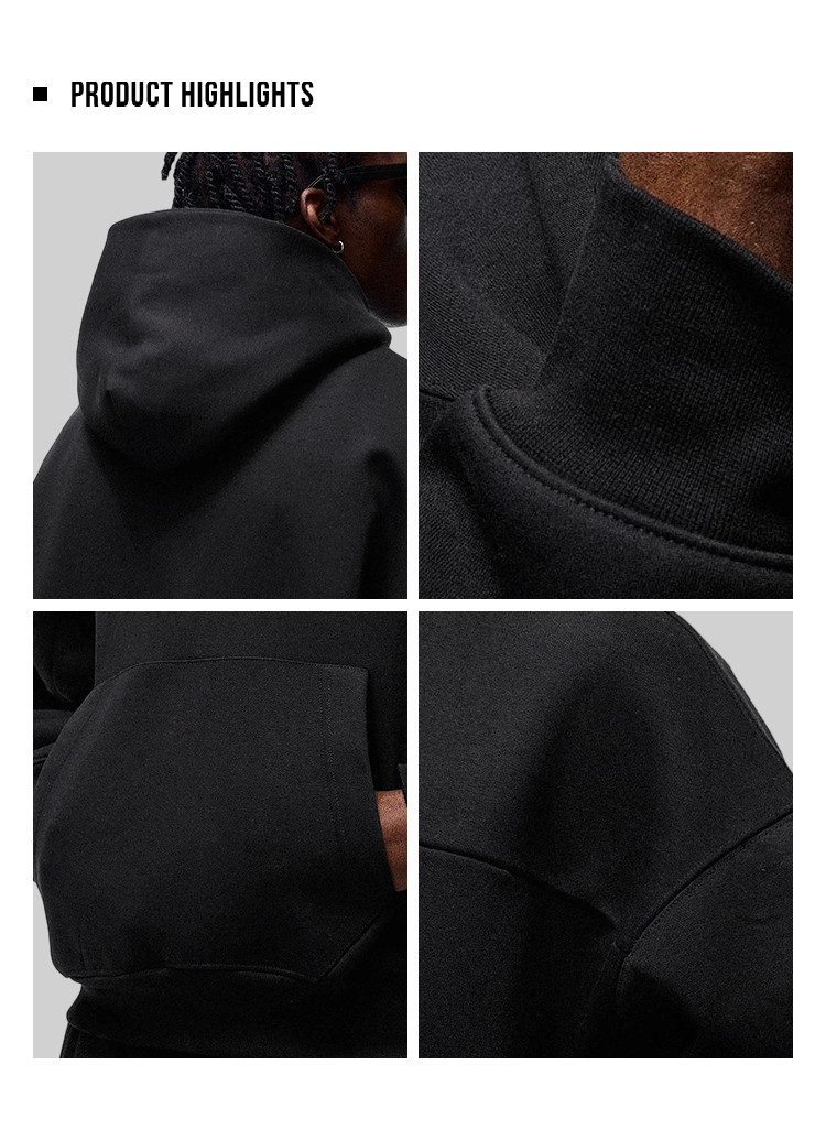 men's oversized boxy hoodie - detail view 4