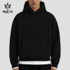 Custom Men's Oversized Pullover Hoodie with Drawcord Hood for Activewear Brands