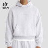 Custom Men's Oversized Pullover Hoodie with Drawcord Hood for Activewear Brands