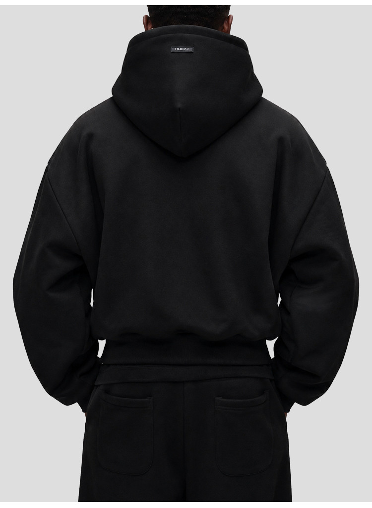 men's heavyweight pullover hoodie - detail view 2