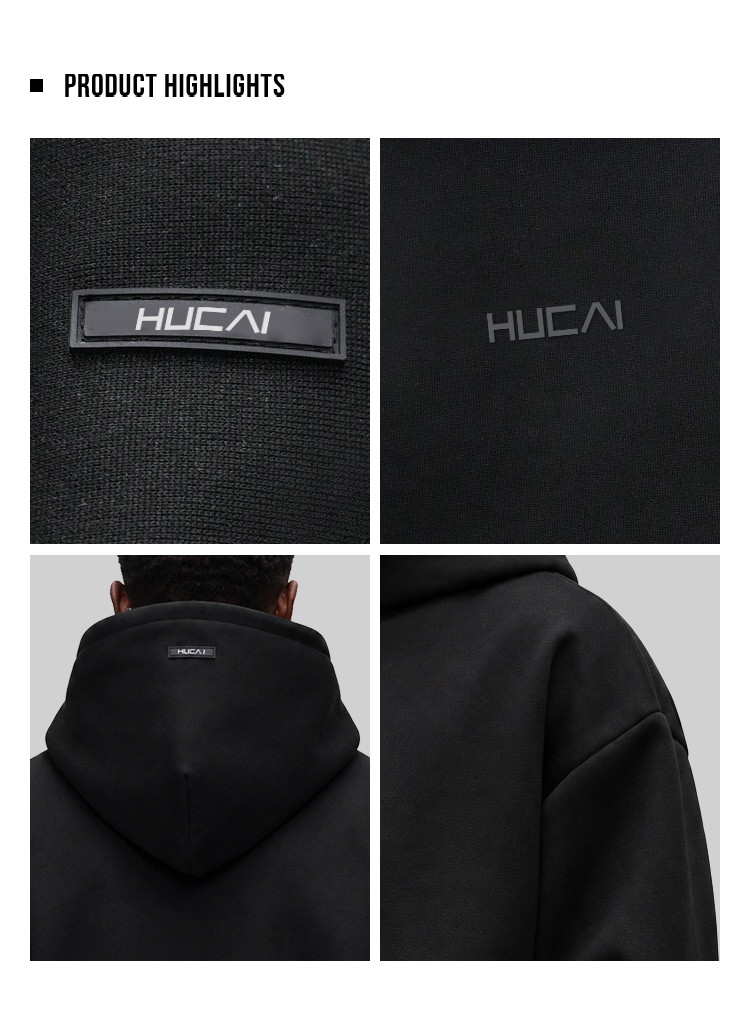 men's heavyweight pullover hoodie - detail view 3