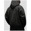Custom Men's Acid Wash Heavyweight Hoodie with Chest Embroidery for Activewear Brands