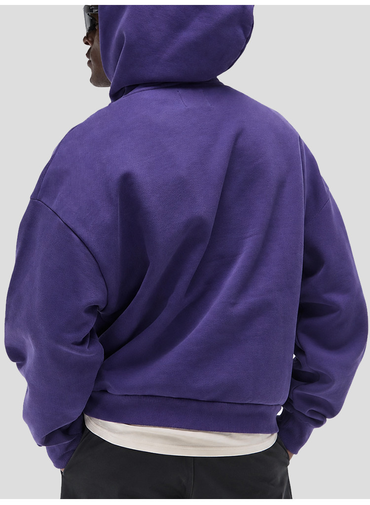 men's heavyweight graphic hoodie - detail view 2