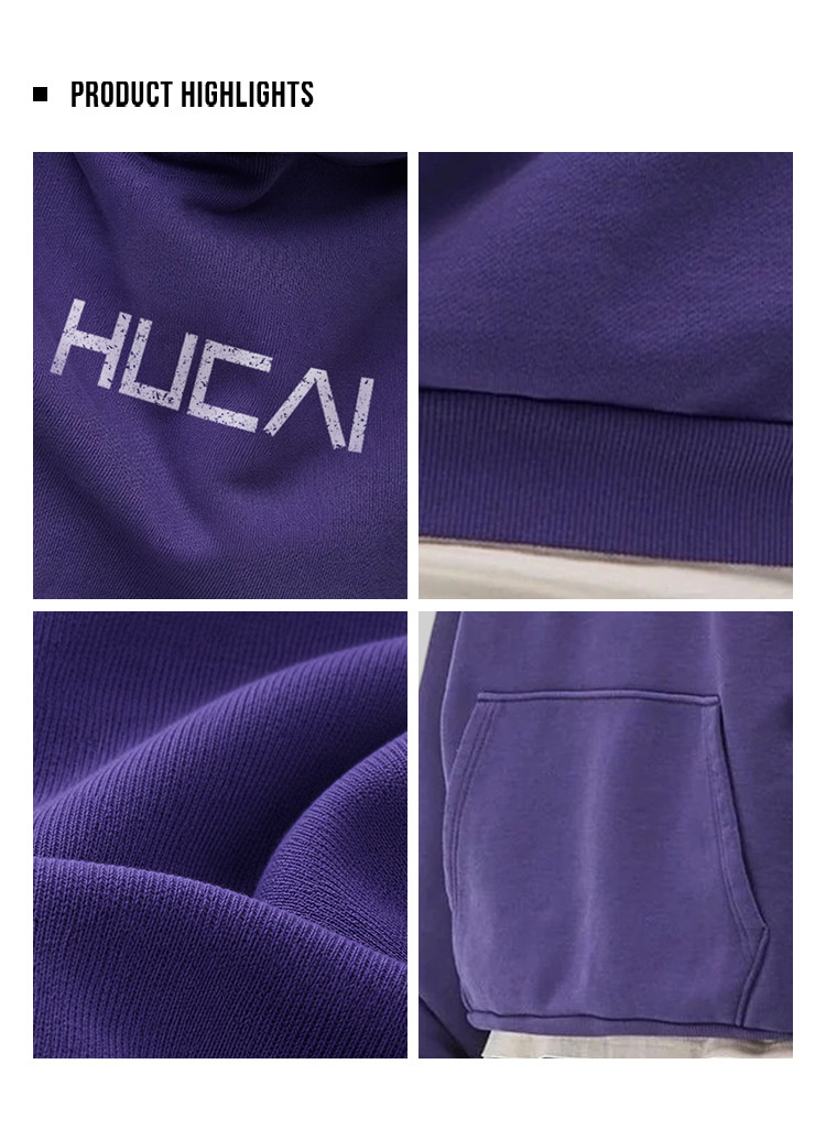 men's heavyweight graphic hoodie - detail view 4