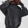 Custom Men's Vintage Wash Garment Dyed Pullover Hoodie for Activewear Brands