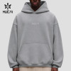 Custom Men's Heavyweight Polyester Knit Training Hoodie for Activewear Brands