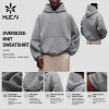 Custom Men's Heavyweight Polyester Knit Training Hoodie for Activewear Brands