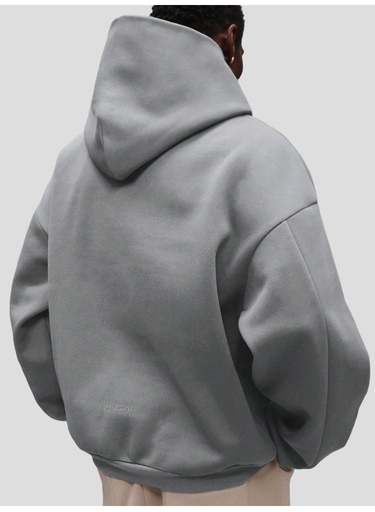 men's heavyweight training hoodie - detail view 2