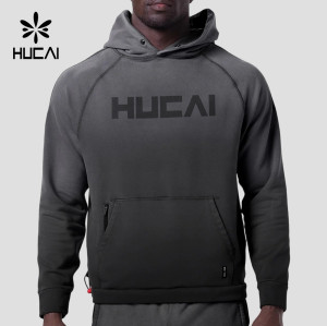 Custom Men's Raglan Sleeve Sun Fade Training Hoodie for Activewear Brands