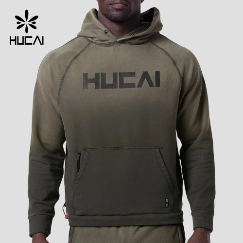 Custom Men's Raglan Sleeve Sun Fade Training Hoodie for Activewear Brands