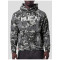 Custom Men's Pixel Camo Raglan Training Hoodie with Zip Pouch for Activewear Brands