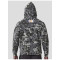 Custom Men's Pixel Camo Raglan Training Hoodie with Zip Pouch for Activewear Brands