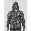 Custom Men's Pixel Camo Raglan Training Hoodie with Zip Pouch for Activewear Brands