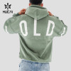 Custom Men's Oversized Hoodie with Back Graphic Print for Activewear Brands