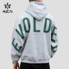 Custom Men's Oversized Hoodie with Back Graphic Print for Activewear Brands