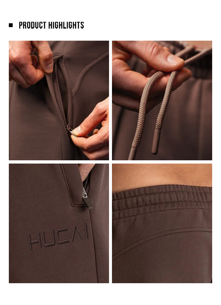 mens cotton joggers - detail view 4