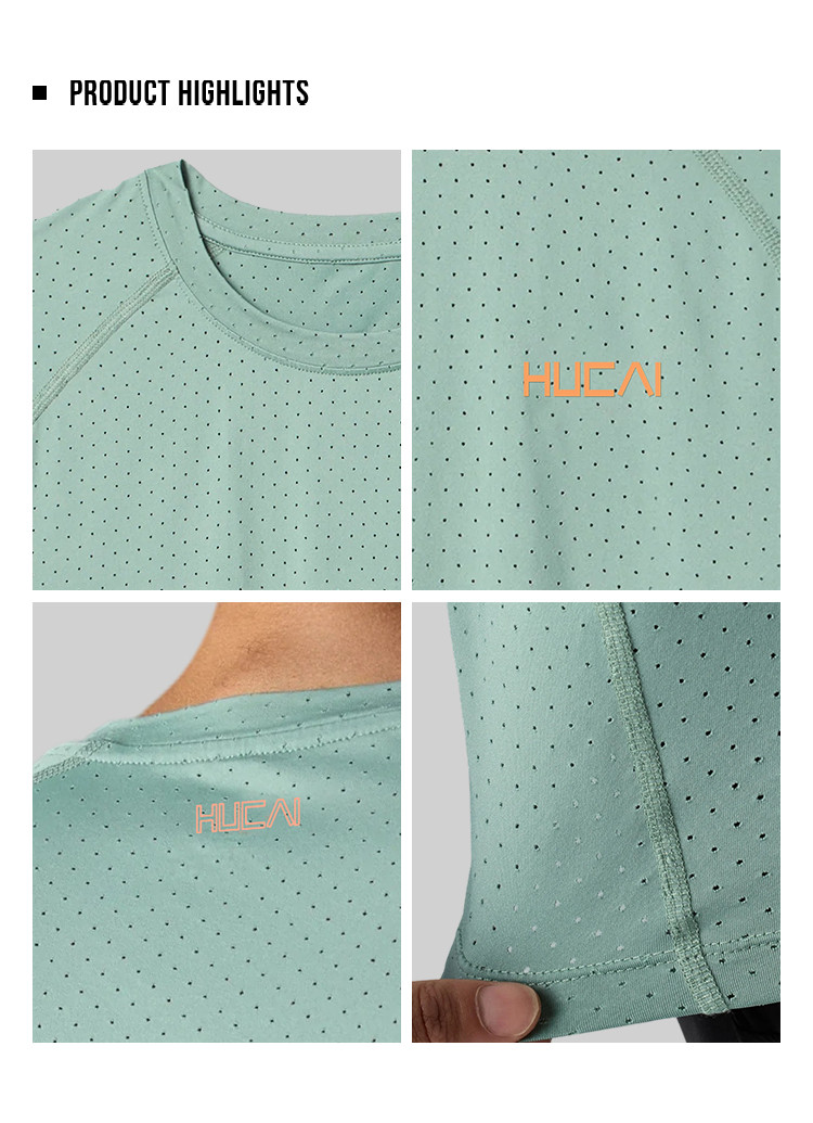 running t shirts mens - detail view 3