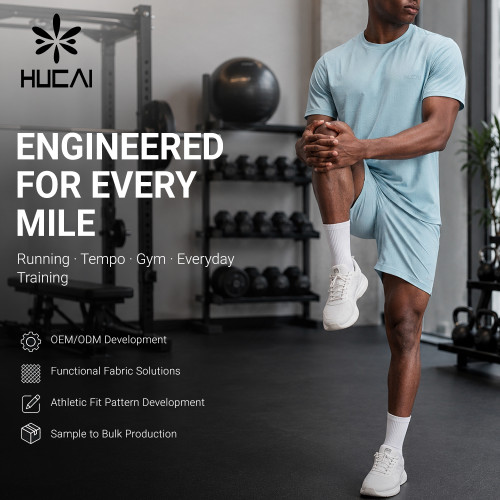 Custom Men's Open Mesh Short Sleeve Run Tee for Activewear Brands