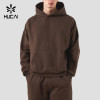 Custom Men's 400 GSM Fleece Hoodie and Jogger Set with Embroidered Logo