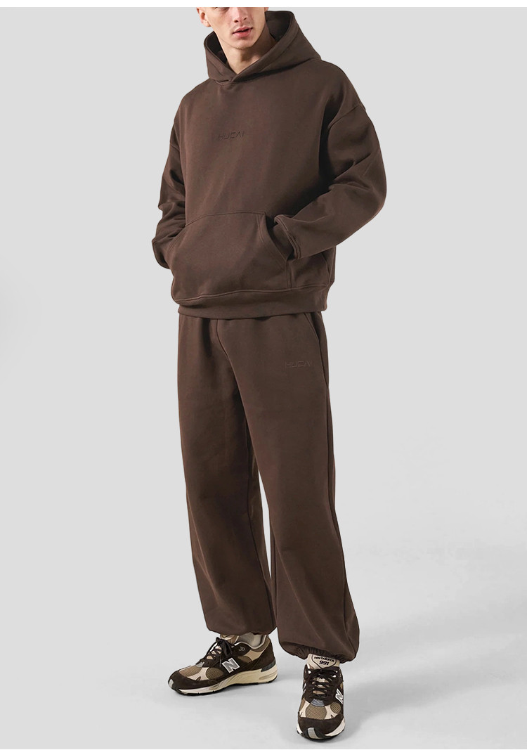 men's hoodie and jogger set - detail view 4