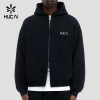 Custom Men's 420 GSM Full Zip Hoodie with Two Way Zip for Activewear Brands