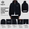 Custom Men's 420 GSM Full Zip Hoodie with Two Way Zip for Activewear Brands
