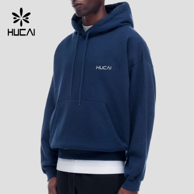Custom Men's Cotton Pullover Hoodie with Kangaroo Pocket for Activewear Brands