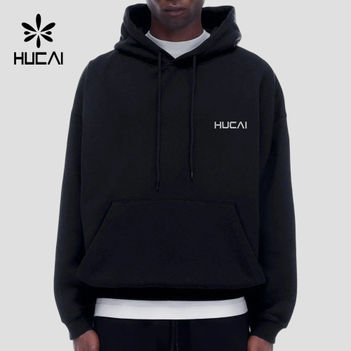 Custom Men's Cotton Pullover Hoodie with Kangaroo Pocket for Activewear Brands