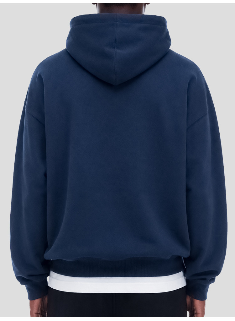 men's cotton pullover hoodie - detail view 3