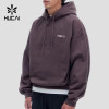 Custom Men's Heavyweight Clean Front Hoodie with Drawcord Hood for Activewear Brands