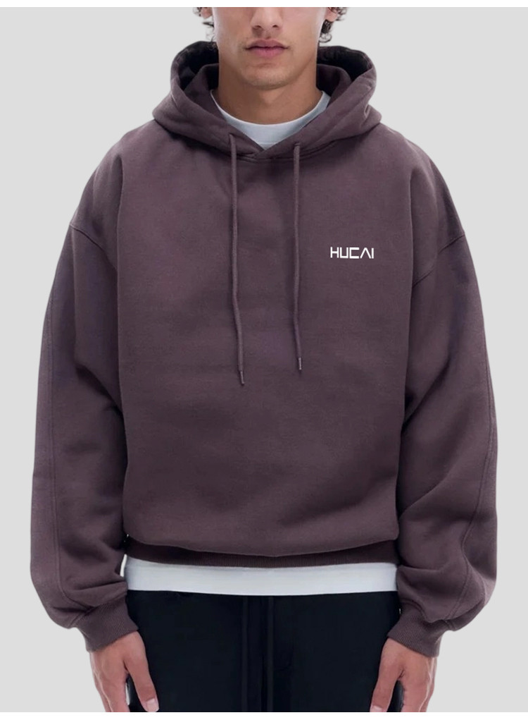 men's streetwear pullover hoodie - detail view 2