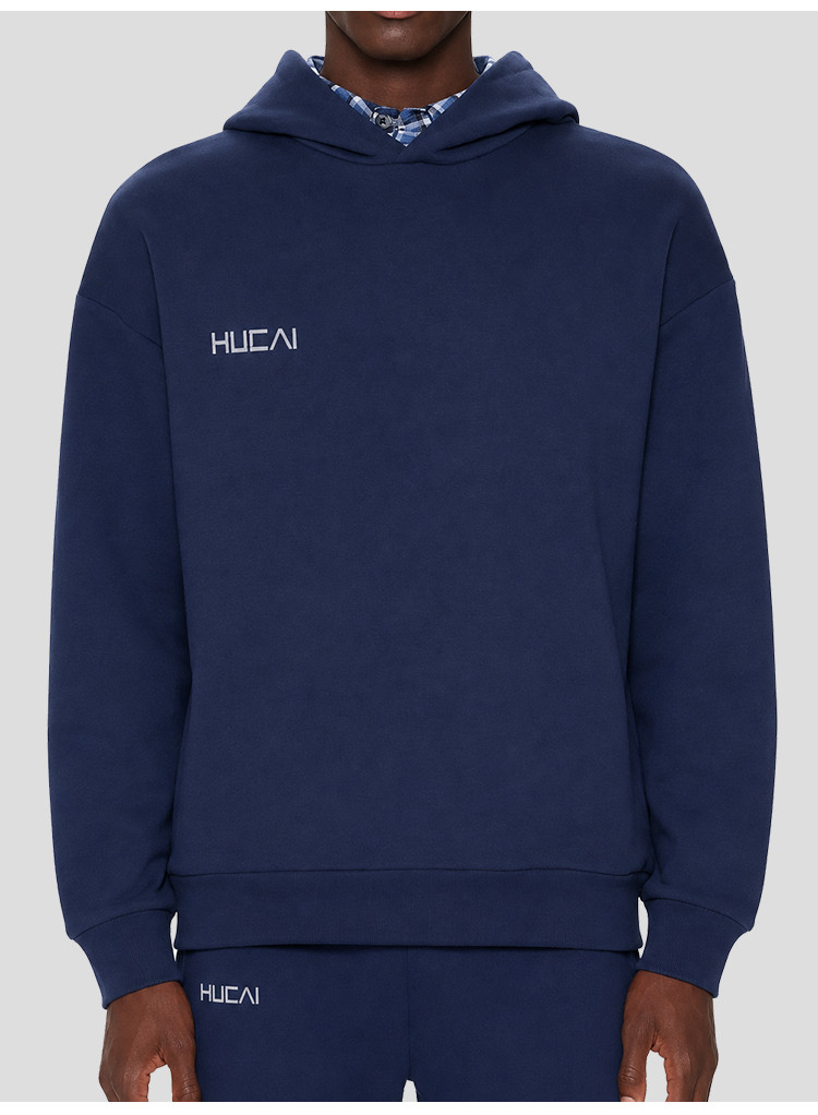 men's midweight hoodie - detail view 1
