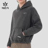 Custom Men's 375 GSM Garment Dyed French Terry Hoodie for Activewear Brands