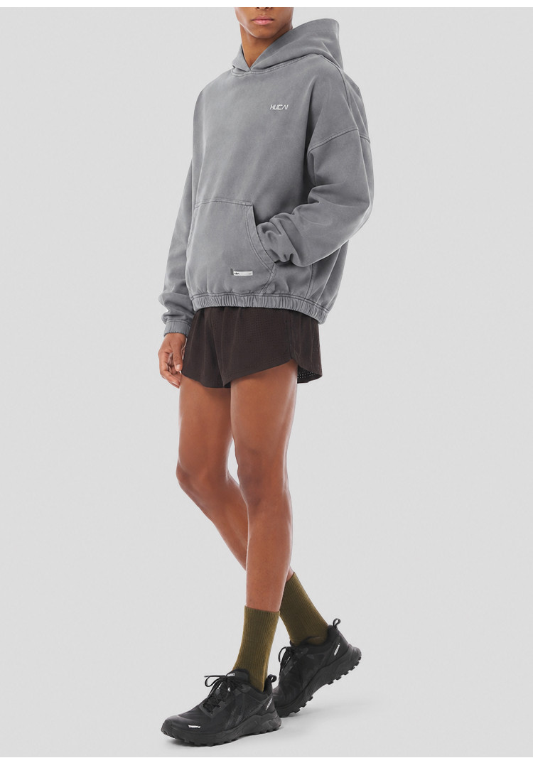 men's garment dyed hoodie - detail view 3