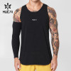 Custom Men's Perforated Running Tank Top with Bonded Neckline for Brands
