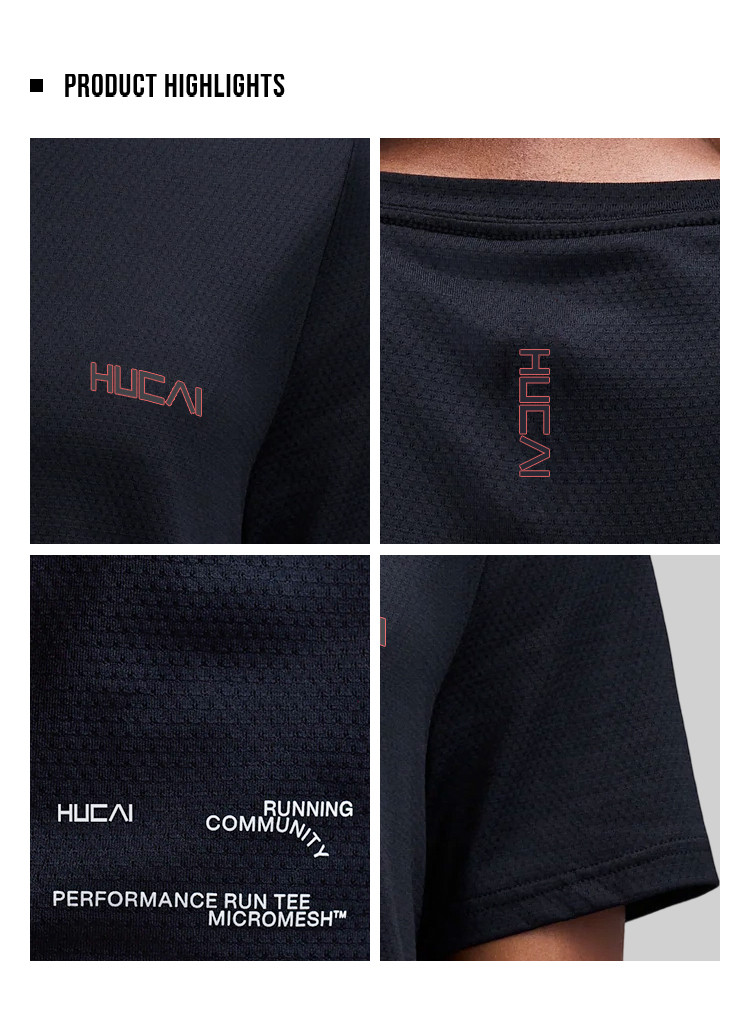 performance t shirts for men - detail view 4