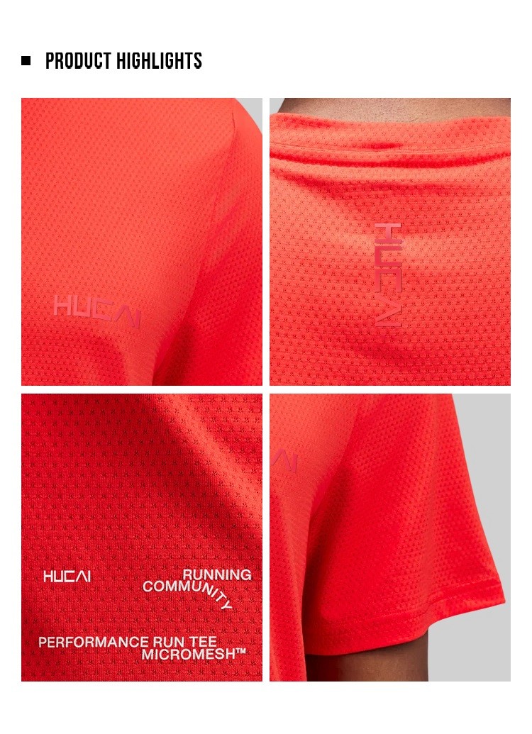 running t shirts for men - detail view 4