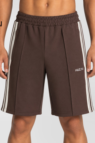 Custom Men's Club Shorts with Contrast Side Stripes for Activewear Brands
