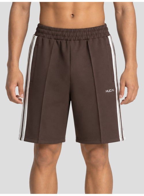 Custom Men's Club Shorts with Contrast Side Stripes for Activewear Brands